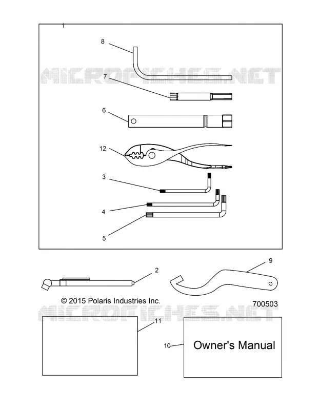 REFERENCES, TOOL KIT AND MANUEL DU PROPRIETAIRES