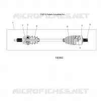 SYSTÈME DE TRANSMISSION, DRIVE SHAFT, FRONT