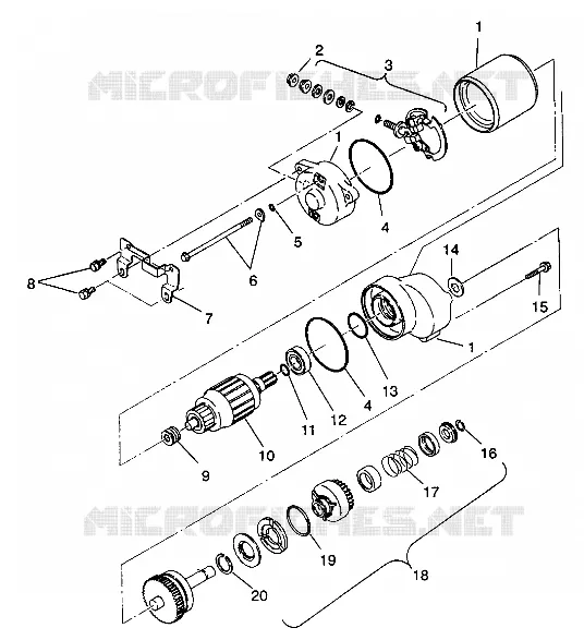 DEMARREUR 6X6 250 W938727 (4924092409045A)