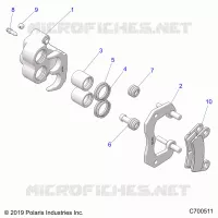 BRAKES, ETRIER DE FREIN ARRIERE
