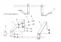 CADRE, OPTIONS, BUMPER, BRACKET, REAR