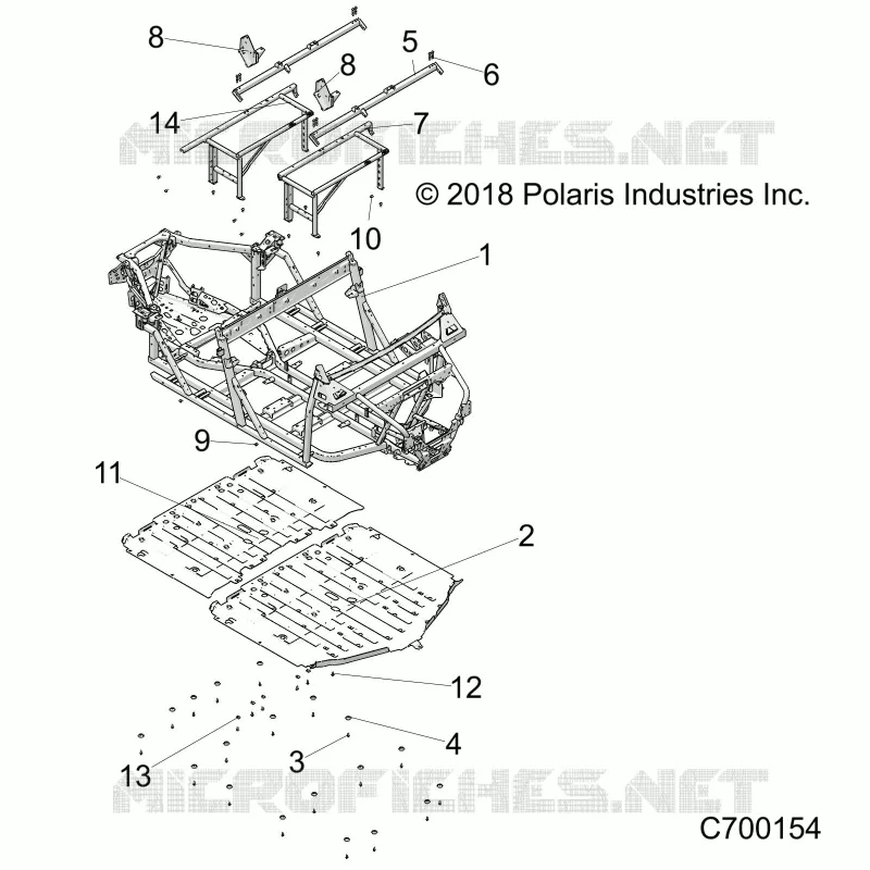 CHASSIS, MAIN FRAME AND SKID PLATES
