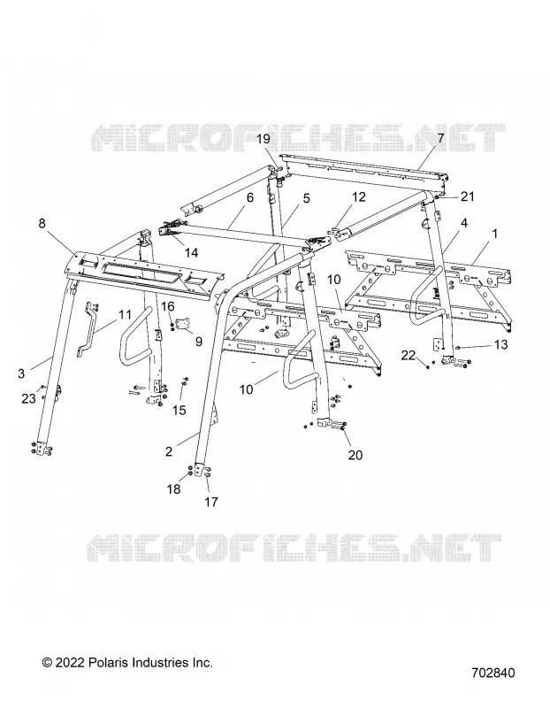 CHASSIS, CAB CADRE