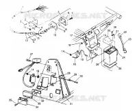 ELECTRICITE/FEU ARRIERE ASSEMBLY 4X4 300 W958130 (4930183018C010)