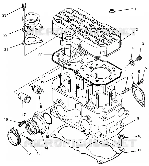 CYLINDRE 440 XCR 0941760 (4925182518033A)