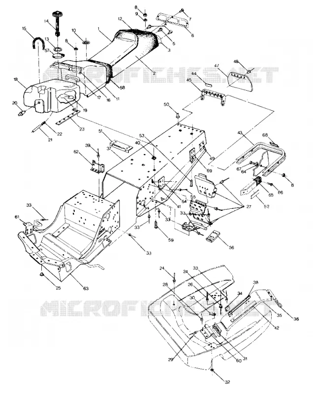 CHASSIS AND SIEGE (4918391839001A)