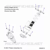 SUSPENSION, SUPPORT AMORTISSEUR , REAR SUSP.