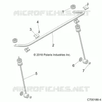 SUSPENSION, FRONT, BARRE STABILISATRICE