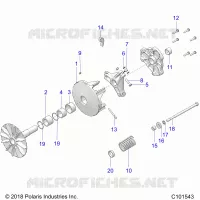 SYSTÃˆME DE TRANSMISSION, PRIMARY CLUTCH