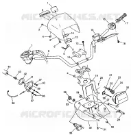 GUIDON ET PHARE (400L) XPRESS 400L W97CA38C (4939603960B011)