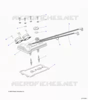 ENGINE, THROTTLE BODY AND COUVERCLE SOUPAPE