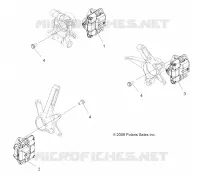 FREINS, FREIN CALIPER MOUNTING