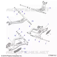 SUSPENSION ARRIERE CONTROL ARMS