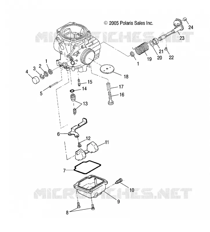 MOTEUR, CARBURATEUR, LOWER