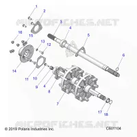 DRIVE TRAIN, JACKSHAFT AND ARBRE DE TRANSMISSION