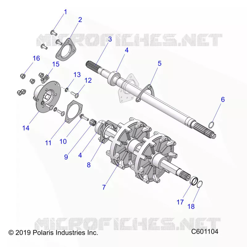 DRIVE TRAIN, JACKSHAFT AND ARBRE DE TRANSMISSION