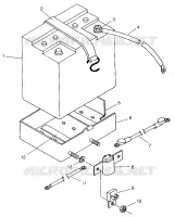 SUPPORT BATTERIE LITE DELUXE 0963431 (4931663166A014)
