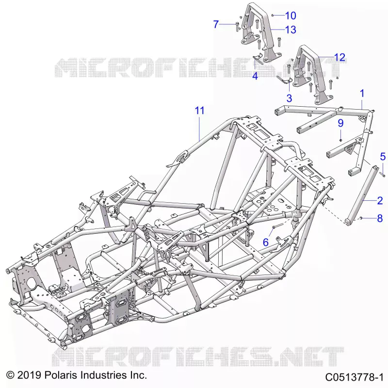 CHASSIS, MAIN, AND REAR ASM.