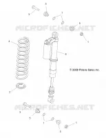 SUSPENSION ARRIERE SUPPORT AMORTISSEUR 