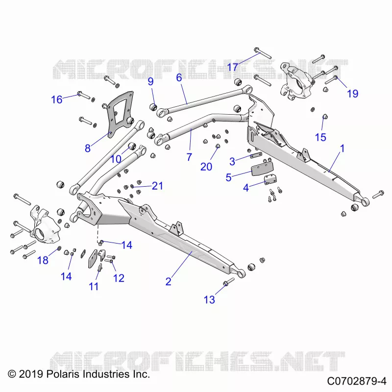 SUSPENSION ARRIERE CONTROL ARMS