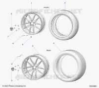 ROUES, FRONT AND REAR