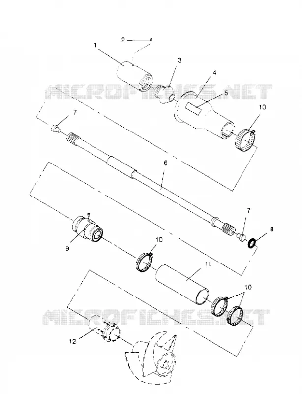 SYSTÈME DE TRANSMISSION  SLT 750 B954170 (4930563056B003)