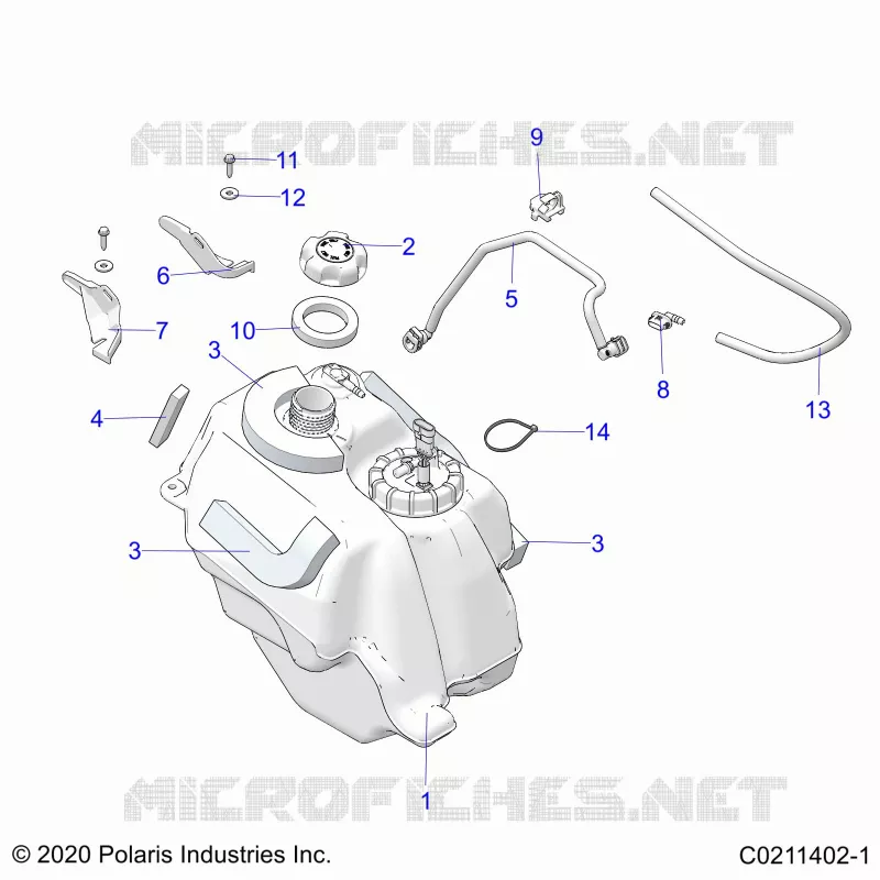 SYSTÃˆME D'ALIMENTATION, FUEL TANK ASM.
