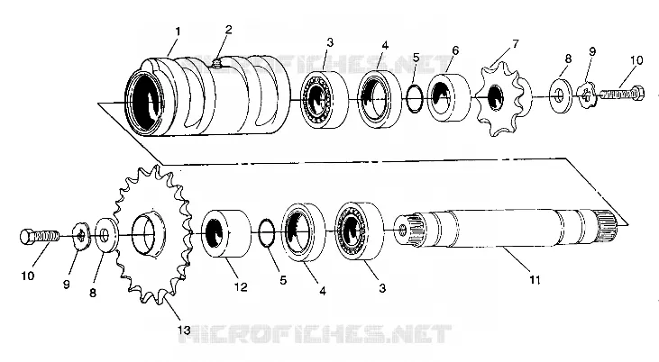 TENDEUR CENTRAL ASSEMBLY 4X4 350L W938139 (4924052405022A)