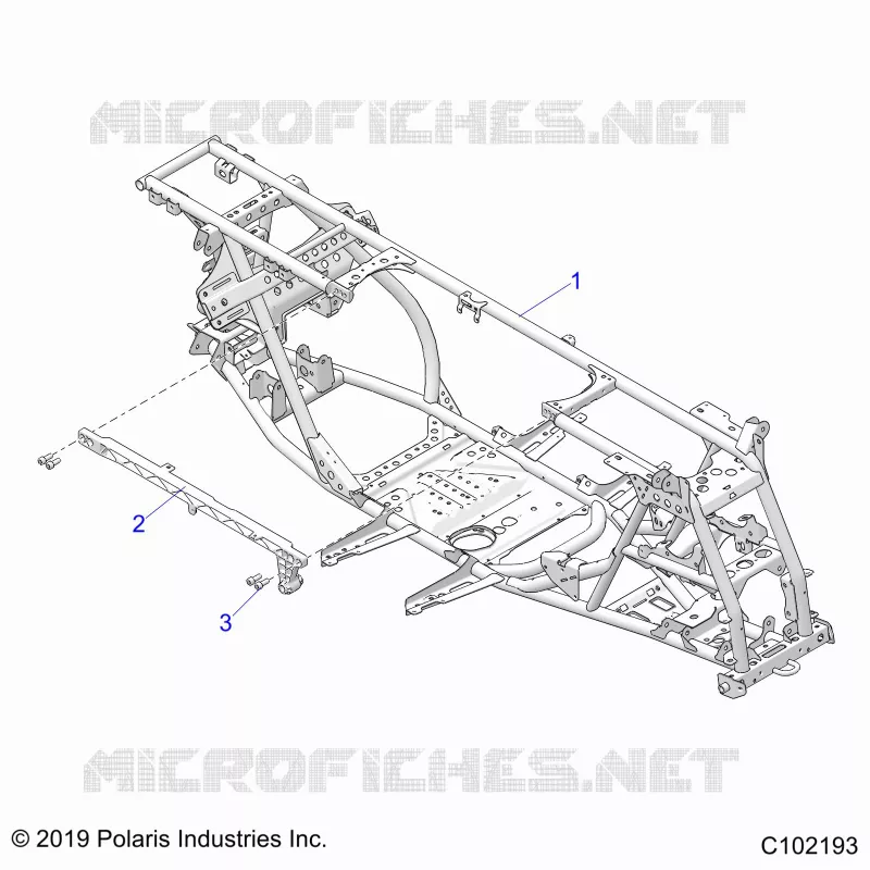 CHASSIS, MAIN CADRE