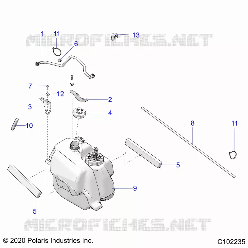SYSTÃˆME D'ALIMENTATION, FUEL TANK ASM.