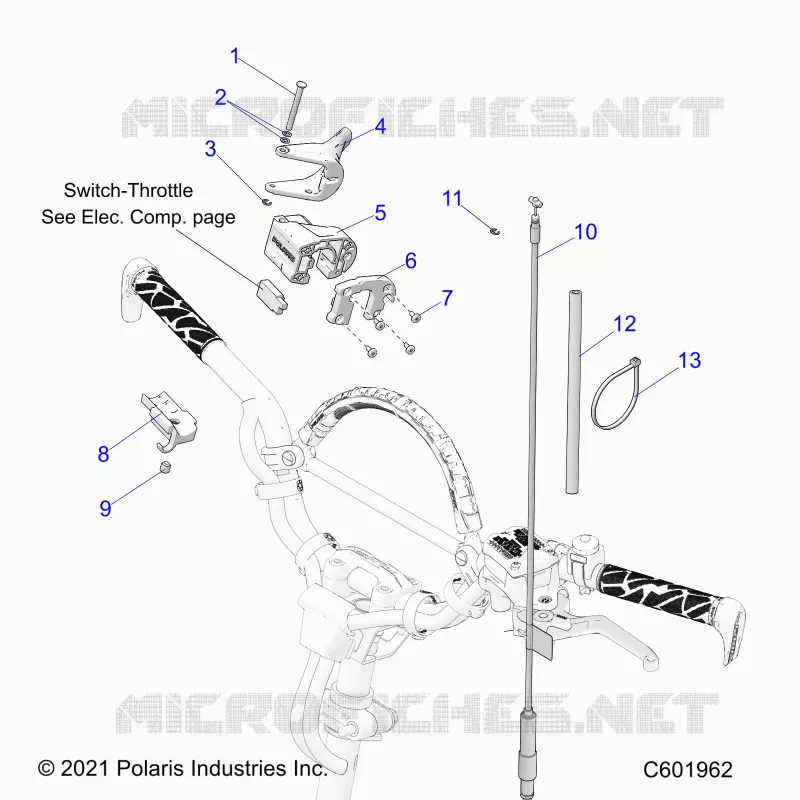 MOTEUR, THROTTLE CONTROL ASM.