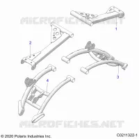 SUSPENSION ARRIERE CONTROL ARMS