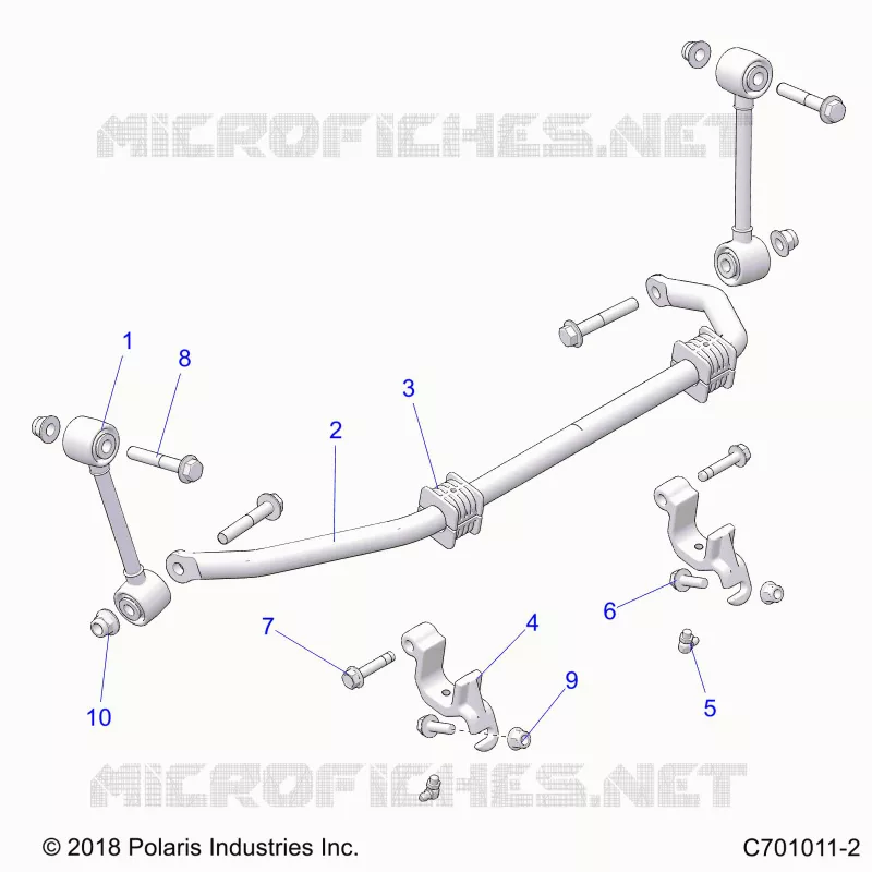 SUSPENSION, FRONT BARRE STABILISATRICE- G21G4D99AW/BW (C701011-2)