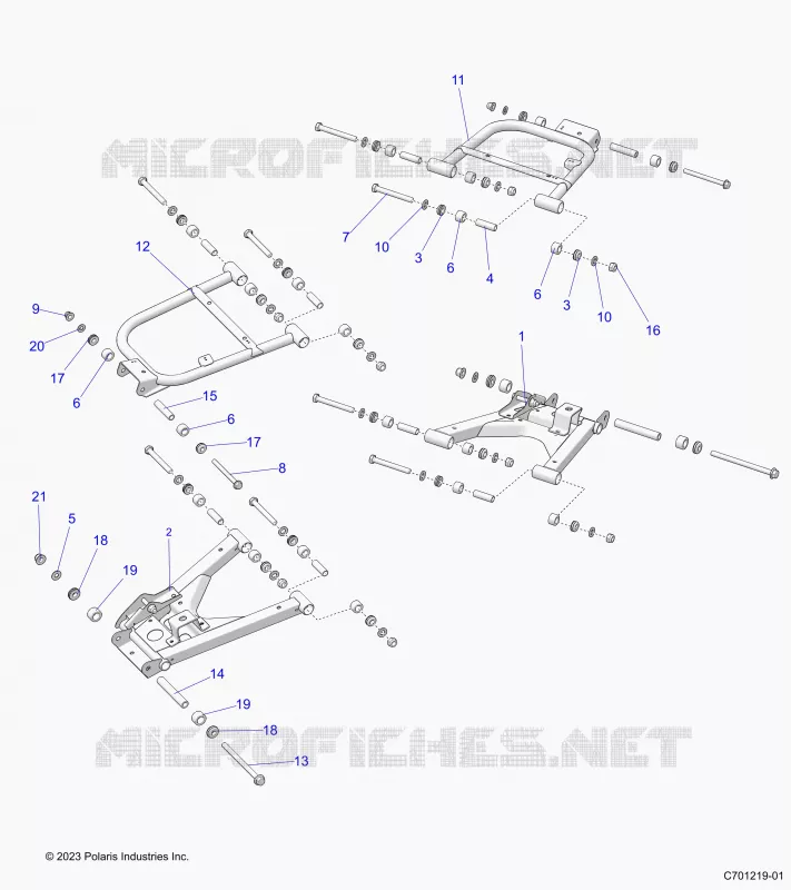 SUSPENSION ARRIERE CONTROL ARMS