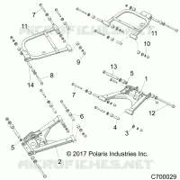 SUSPENSION ARRIERE CONTROL ARMS