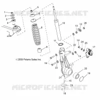 SUSPENSION, JAMBE DE FORCE AVANT
