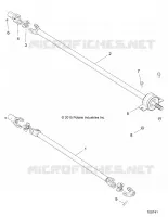 SYSTEME DE TRANSMISSION, FRONT AND REAR PROP SHAFT