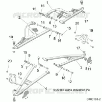 SUSPENSION AVANT CONTROL ARMS