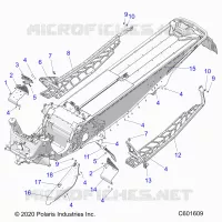 CHASSIS, PROTECTION D'EMBRAYAGE, FOOTRESTS, AND RUNNINGBOARDS