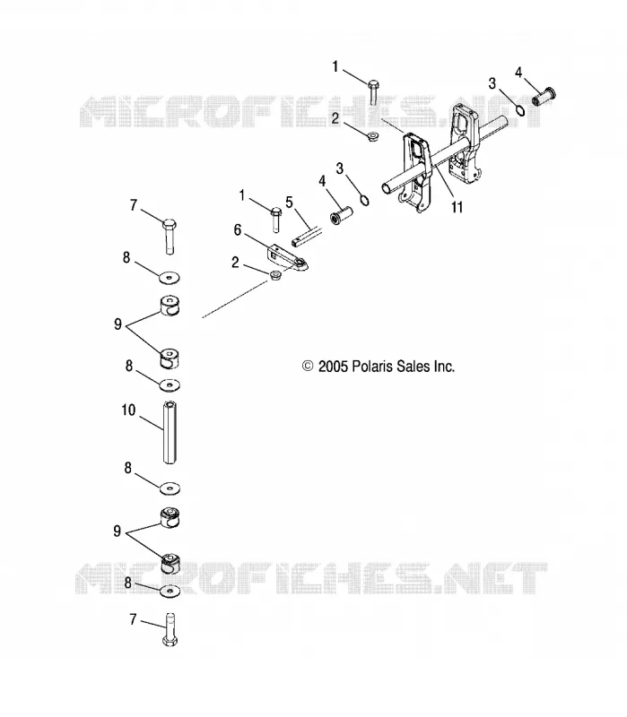 SUSPENSION ARRIERE, BARRE DE TORSION