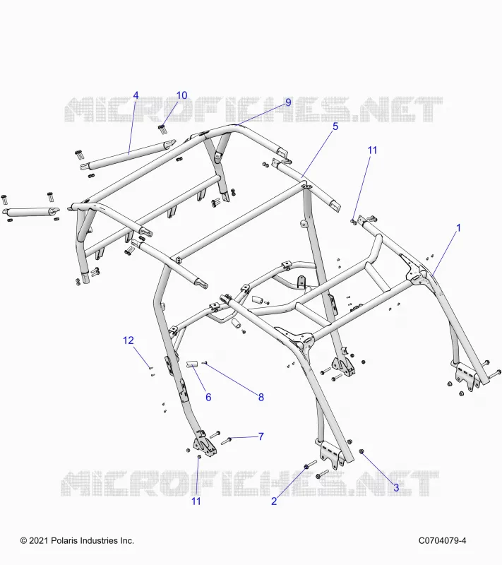 CHASSIS, CAB CADRE