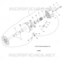 SYSTÈME DE TRANSMISSION, PRIMARY CLUTCH
