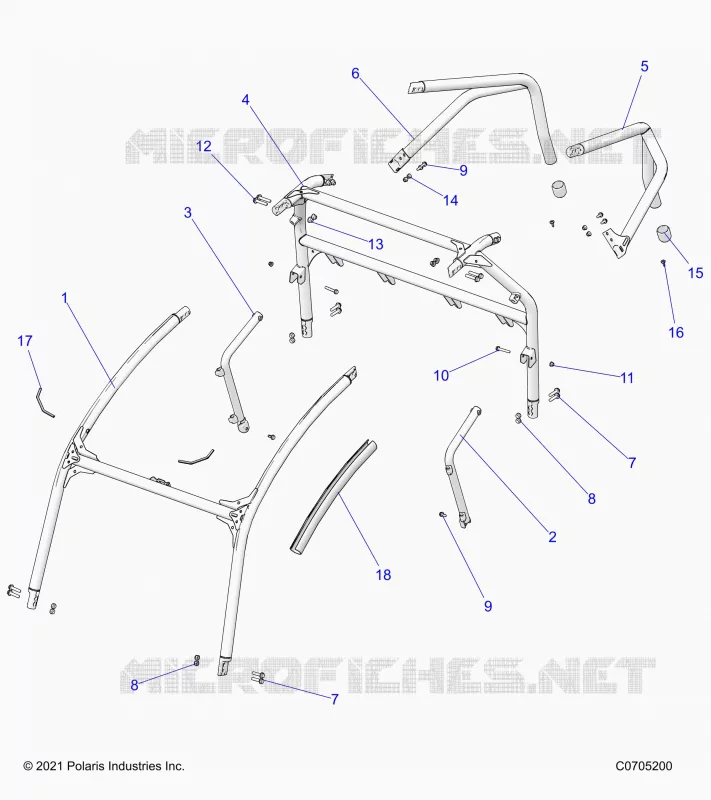 CHASSIS, CAB CADRE