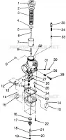 CARBURATEUR XLT LTD SP 0973776 (4940074007C008)