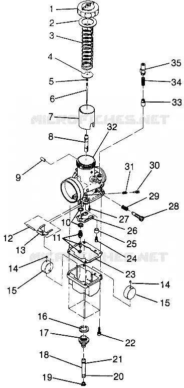 CARBURATEUR XLT LTD SP 0973776 (4940074007C008)