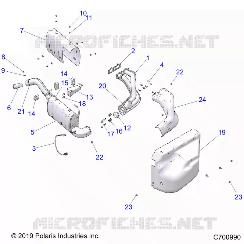 ENGINE, ECHAPPEMENT