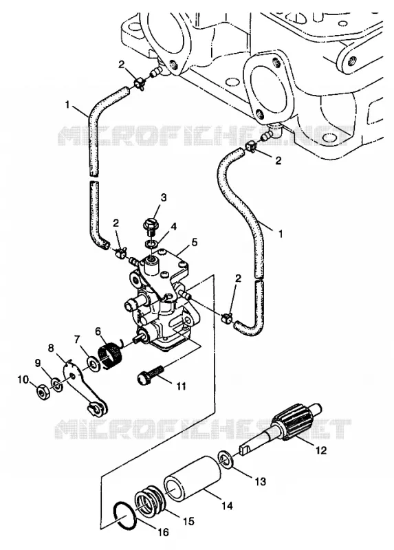 POMPE A HUILE WIDETRAK LX 0982065 and EUROPEAN WIDETRAK LX E982065 (4943884388C014)