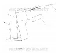 SUPPORT PLAQUE N° DE SERIE