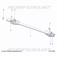 DRIVE TRAIN, ARBRE DE TRANSMISSION AVANT