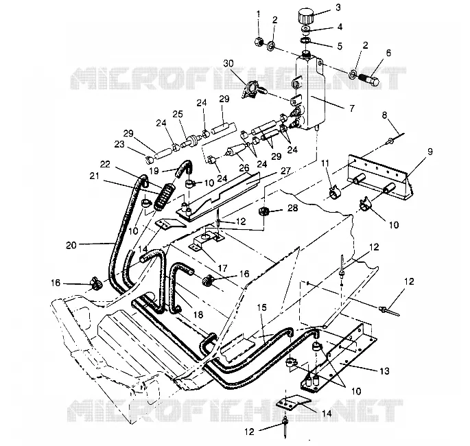 SYSTÈME DE REFROIDISSEMENT  500 EFI 0952774, EFI SKS 0952574,   EFI SKS PT 0952974, and (4929052905B010)